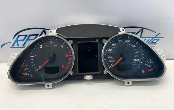 Audi A6 S6 C6 4F Speedometer (instrument cluster) 4F0910930C 4F0920982T