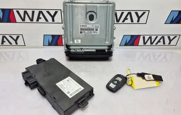 BMW 3 E90 E91 Engine ECU kit and lock set 8507202 9226238