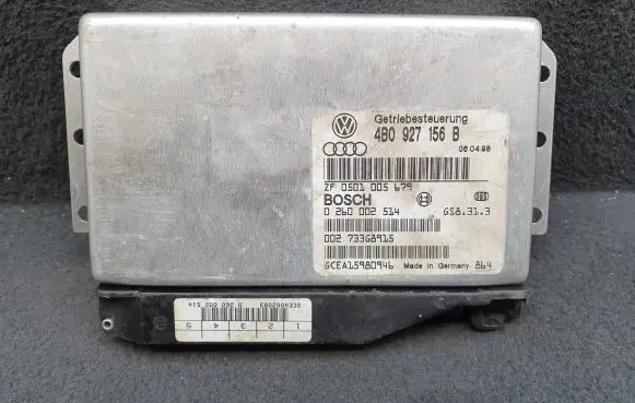 Audi A6 S6 C5 4B Gearbox control unit/module 4B0927156B 0260002514