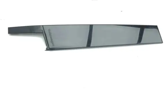 Front door glass trim molding
