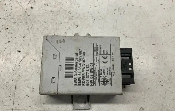 BMW X5 E53 Immobilizer control unit/module YWC107130 61356905667 608377UTA
