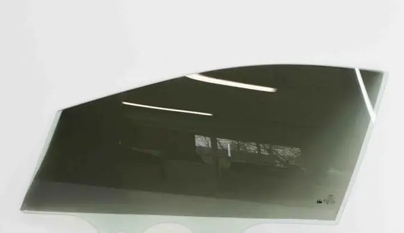 Ford Fiesta Front door window glass four-door H1BBA21411A 43R011582