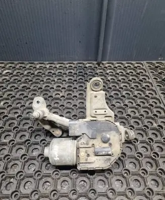 Front wiper linkage and motor