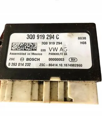Skoda Kodiaq Parking PDC control unit/module 3Q0919294C
