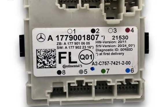 Mercedes-Benz A W177 Central body control module S3318 A1779001807
