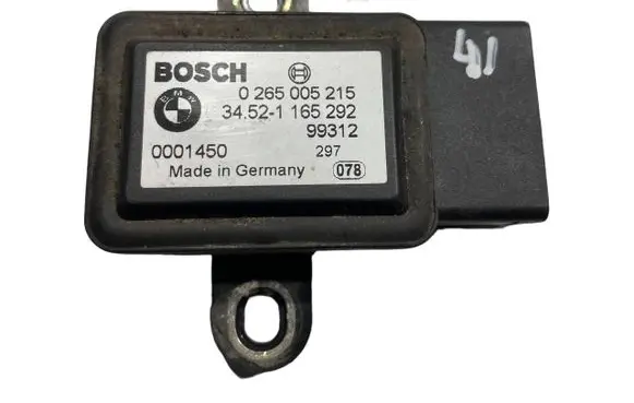 BMW 3 E46 ESP acceleration yaw rate sensor 1165292 34521165292 0265005215
