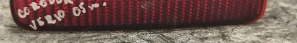Toyota Corolla Verso E121 Rear tail light reflector