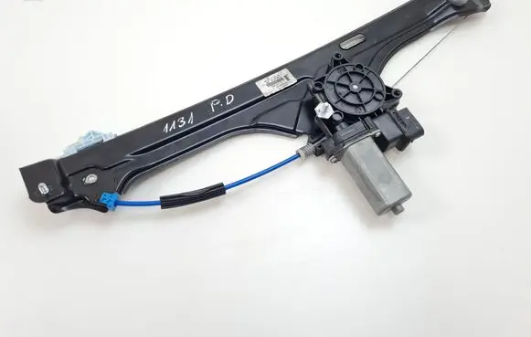 Front door window regulator with motor