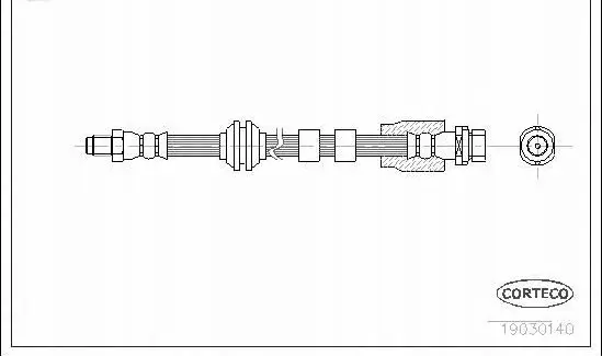Ford Mondeo MK I Brake line pipe/hose C2S46536