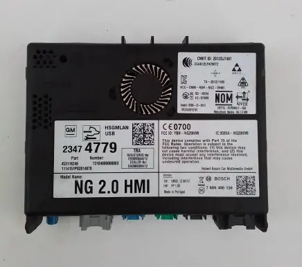 Opel Insignia A GPS navigation control unit/module 23474779 453116246 7310400000000X