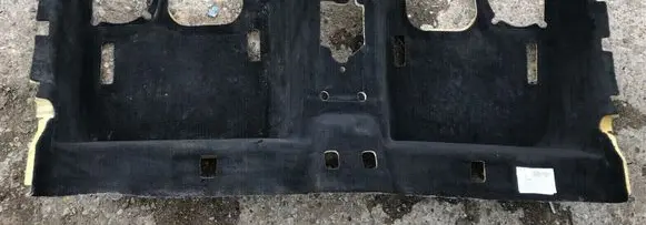 BMW 6 F12 F13 Rear floor carpet liner 7238430 7238431