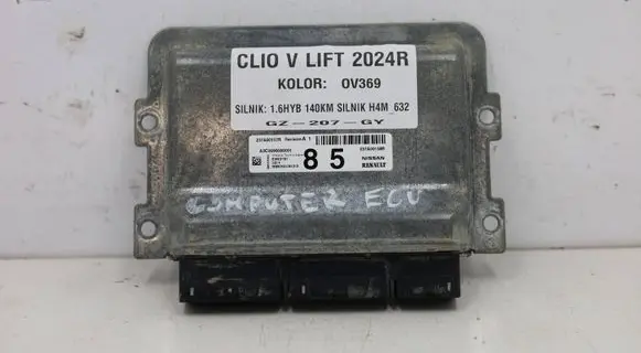 Renault Clio V Engine control unit/module ECU GZ207GY 237A00158R 237A00157R