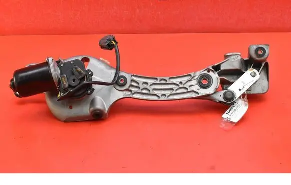 Front wiper linkage and motor