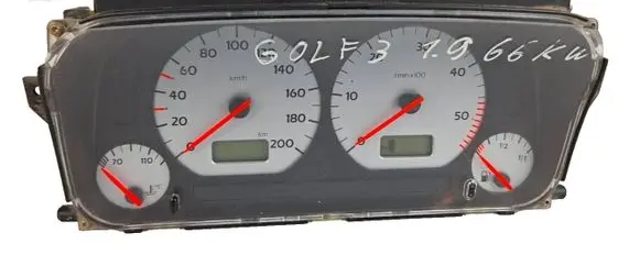 Volkswagen Golf III Speedometer (instrument cluster) 1H0919861A