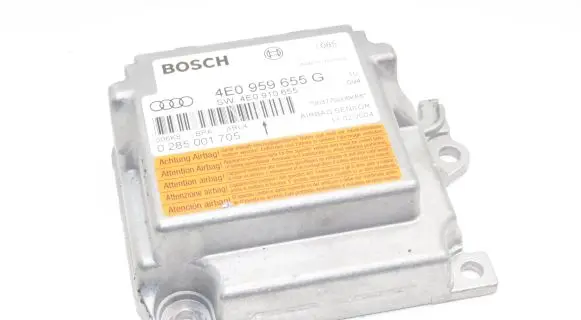 Audi A8 S8 D3 4E Airbag control unit/module 4E0959655G 0285001705