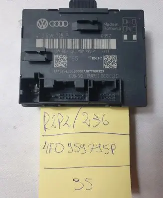 Audi A6 S6 C6 4F Door control unit/module 4F0959795P