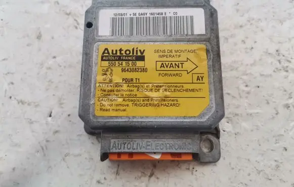 Peugeot 206 Airbag control unit/module 550541500 9643082380