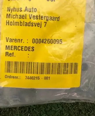 Mercedes-Benz Sprinter W906 Other brake parts 0004260095