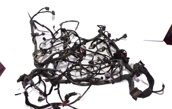Volkswagen Touareg II Engine installation wiring loom 7P6971610AN 7P6971145A