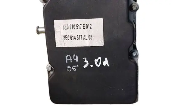 Audi A4 S4 B7 8E 8H ABS Pump 8E0910517E 8E0614517AL 0265234333