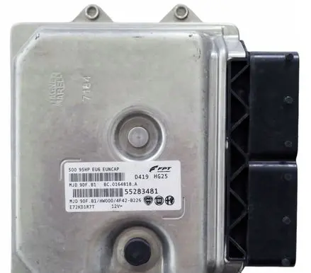 Fiat 500 Engine control unit/module 55283481 9DFB1