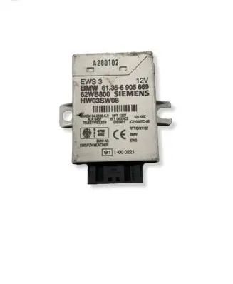 BMW 3 E46 Immobilizer control unit/module 6905669 A280102 62WB800