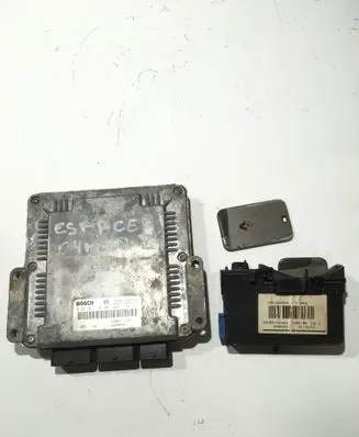 Renault Espace IV Engine ECU kit and lock set 0281011103 8200211726 8200085386
