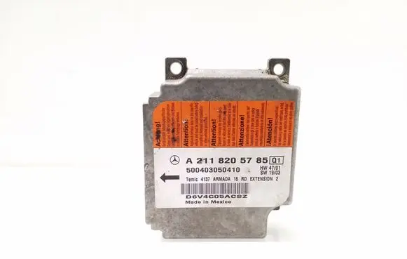 Mercedes-Benz E W211 Airbag control unit/module A2118205785 500403050410