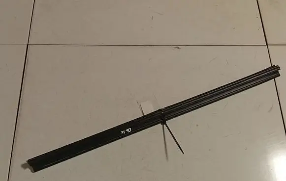 Citroen C4 Grand Picasso Rear door glass trim molding 