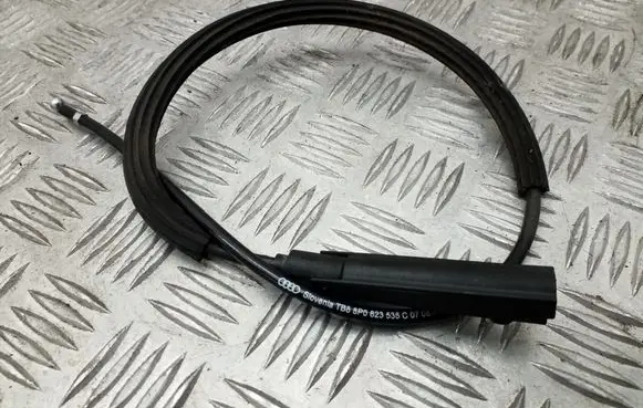 Audi A3 S3 A3 Sportback 8P Engine bonnet/hood lock release cable 8P0823535C