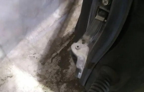 Front door check strap stopper