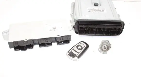 BMW 6 F06 Gran coupe Engine ECU kit and lock set 8518633 0281018666