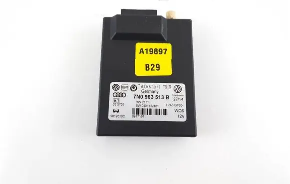 Volkswagen PASSAT B7 Auxiliary heating control unit/module 7N0963513B 7N0963513 9019510C