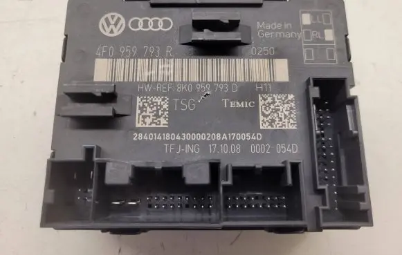 Audi A6 S6 C6 4F Door control unit/module 8K0959793D 4F0959793R