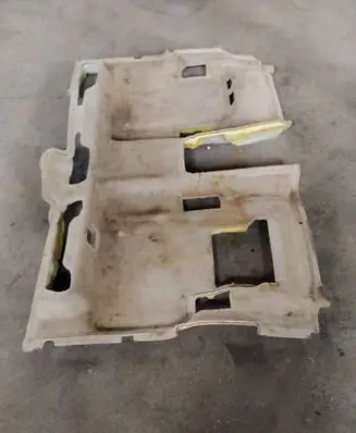 Mercedes-Benz GL X166 Rear floor carpet liner A1666800241