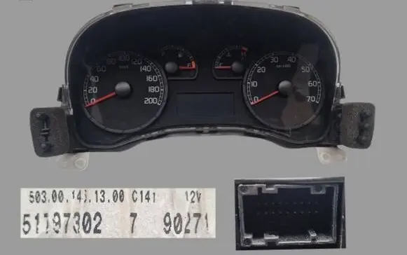 Fiat Doblo Speedometer (instrument cluster) 51797302