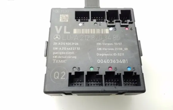 Mercedes-Benz E W212 Door control unit/module A2128203485