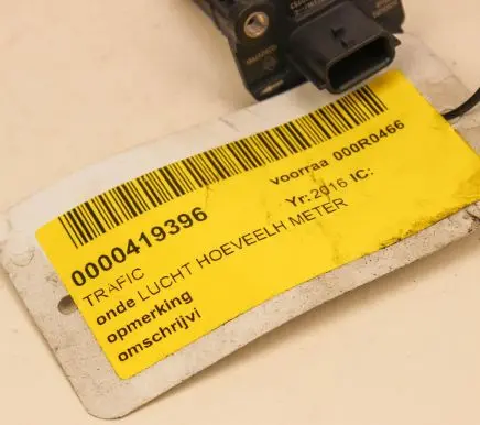 Renault Megane III Mass air flow meter 93450753