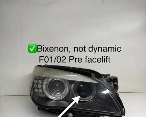 BMW 7 F01 F02 F03 F04 Headlight/headlamp 7228432 63117228432 7182140