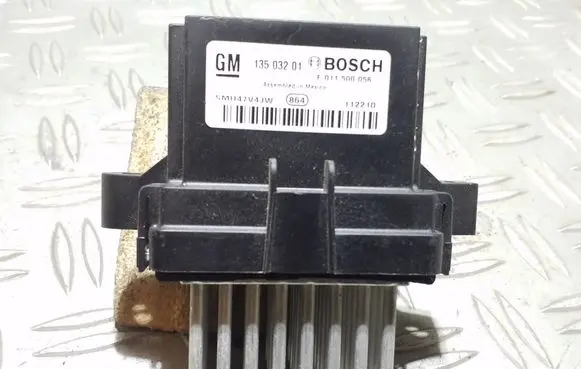 Chevrolet Cruze Heater blower motor/fan resistor 13503201 F011500056