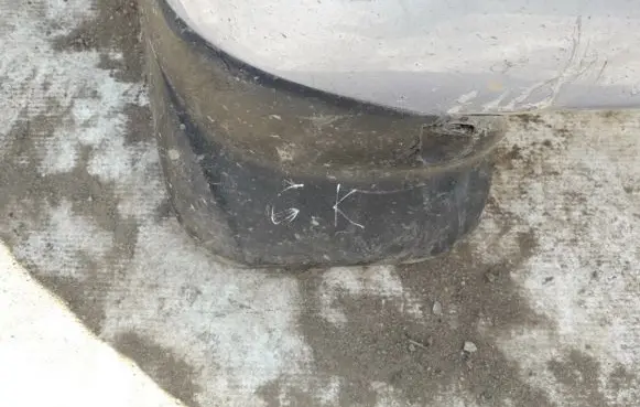 Hyundai Getz Rear mudguard 