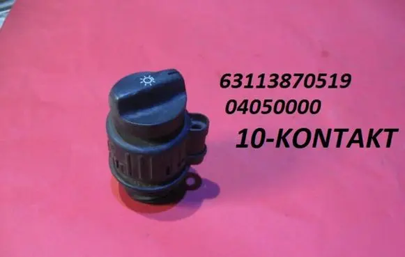 BMW 5 E34 Light switch 63113870519 04050000