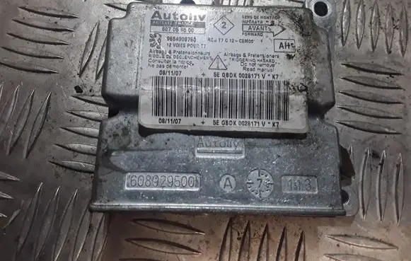 Peugeot 308 Airbag control unit/module 9664909780 607059500