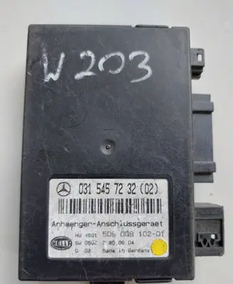 Mercedes-Benz C W203 Tow bar trailer control unit/module 0315457232 5DS00810201