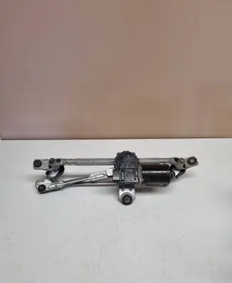 Front wiper linkage and motor