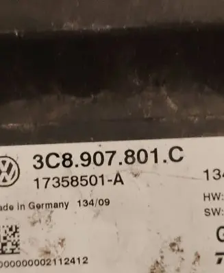 Volkswagen PASSAT CC Hand brake control module 3C8907801C 17358501A