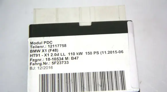 Parking PDC control unit/module