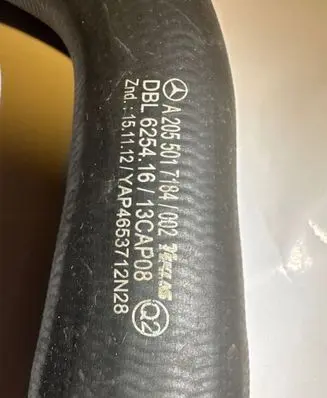 Mercedes-Benz C W205 Engine coolant pipe/hose A2055017184 DBL625416