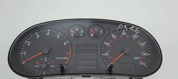 Audi A3 S3 8L Speedometer (instrument cluster) 8L0919910E