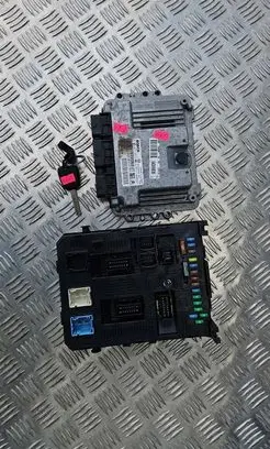 Peugeot 307 Engine ECU kit and lock set 0281011863 9659342280 9660105780